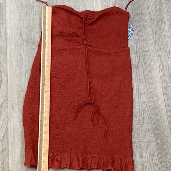 NWT Free People Beach Babe Smocked Bodycon Dress size Large - Picture 9 of 10